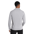thumbnail image 5 of Zfeel High Performance Men's Long Sleeve Polo, Poly-Cotton Blend Shirt, Cranite, 4XL, 5 of 6
