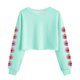 thumbnail image 1 of Camisetas de Manga Larga de las Mujeres Moda Impresa Suelta Casual Cuello Redondo Suéter Deportivo Top Se Ajusta Fiel Al Tamaño, 1 of 5