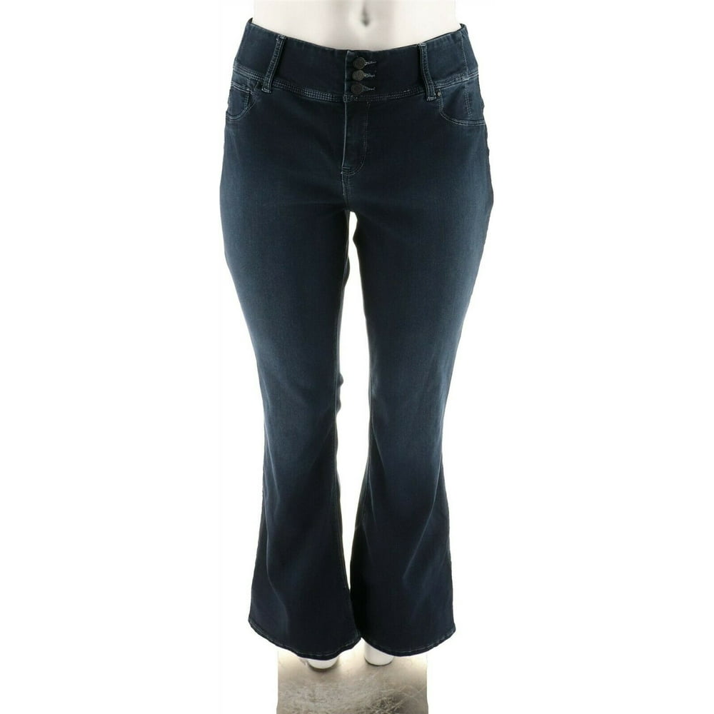 Laurie Felt - Laurie Felt Tall Silky Denim Curve Boot-Cut Jeans Women's ...