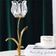 thumbnail image 4 of Candelabros ligeros con base, decoración for la mesa del comedor y el hogar, de cristal., 4 of 6