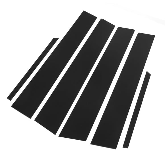 Side Door Window Cover Trim,6Pcs Car Side Door Car Window Molding Trim Window Pillar Decal Trim Maximized Efficiency