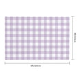 thumbnail image 3 of Vsdgher Purple Checkboard Print Outdoor Decorative Flag 4x6ft, Suitable for outdoor decoration, can be hung indoors, on outdoor lawns, balconies, parties, 3 of 5