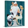 thumbnail image 7 of Marmont Hill "Full Treatment" by Norman Rockwell Painting Print on Canvas, 7 of 7