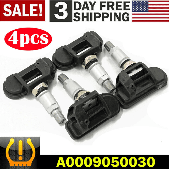 4pcs OEM A0009050030 TPMS Tire Pressure Monitoring Sensors for Benz C300