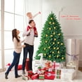 thumbnail image 4 of Patiojoy 6' Artificial Green PVC Christmas Fir Tree w/ Metal Stand, 4 of 10