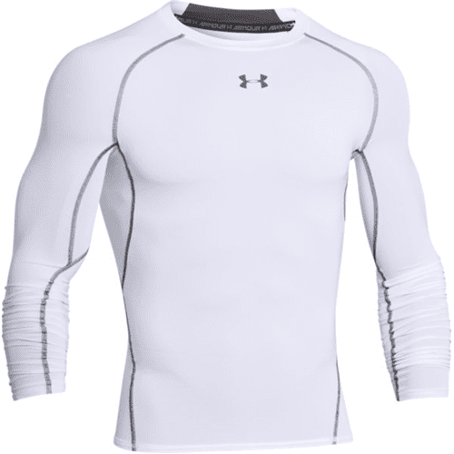 Reserve Latijns Ezel Under Armour Men's HeatGear Armour Compression White Long Sleeve Shirt (S)  - Walmart.com
