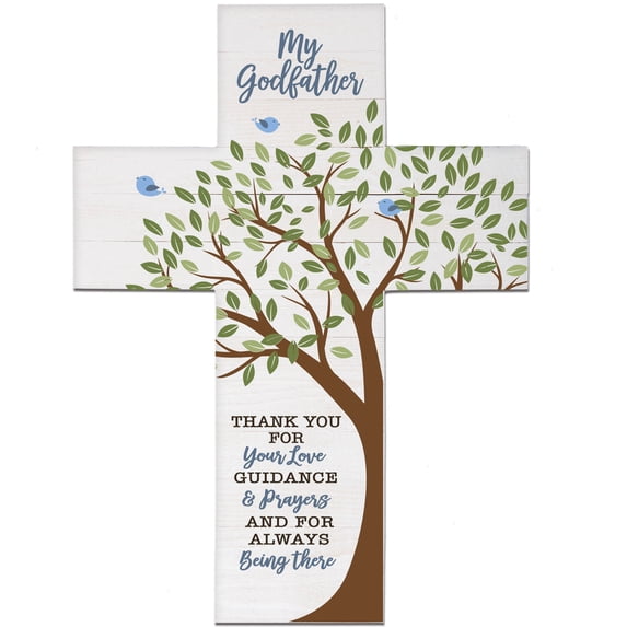 Godfather Baptism Pallet Wall Cross