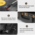 thumbnail image 3 of DIGITNOW Vinyl Record Player Bluetooth Turntable 3-Speed Suitcase Portable Vintage Belt-Driven with Built-in Speakers, 3 of 8