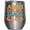 Silver, variant on Anti Social Dad Club, Funny Group Name for Introvert Dads, Groovy Retro Wavy Text Merch Gift, White 12oz Wine Tumbler