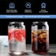 thumbnail image 5 of 4 Pack Can Shape Glass Fashion Water Milk Juice Simple Juice Cup Beer Glass Shake Glass Dessert Cup, 5 of 5