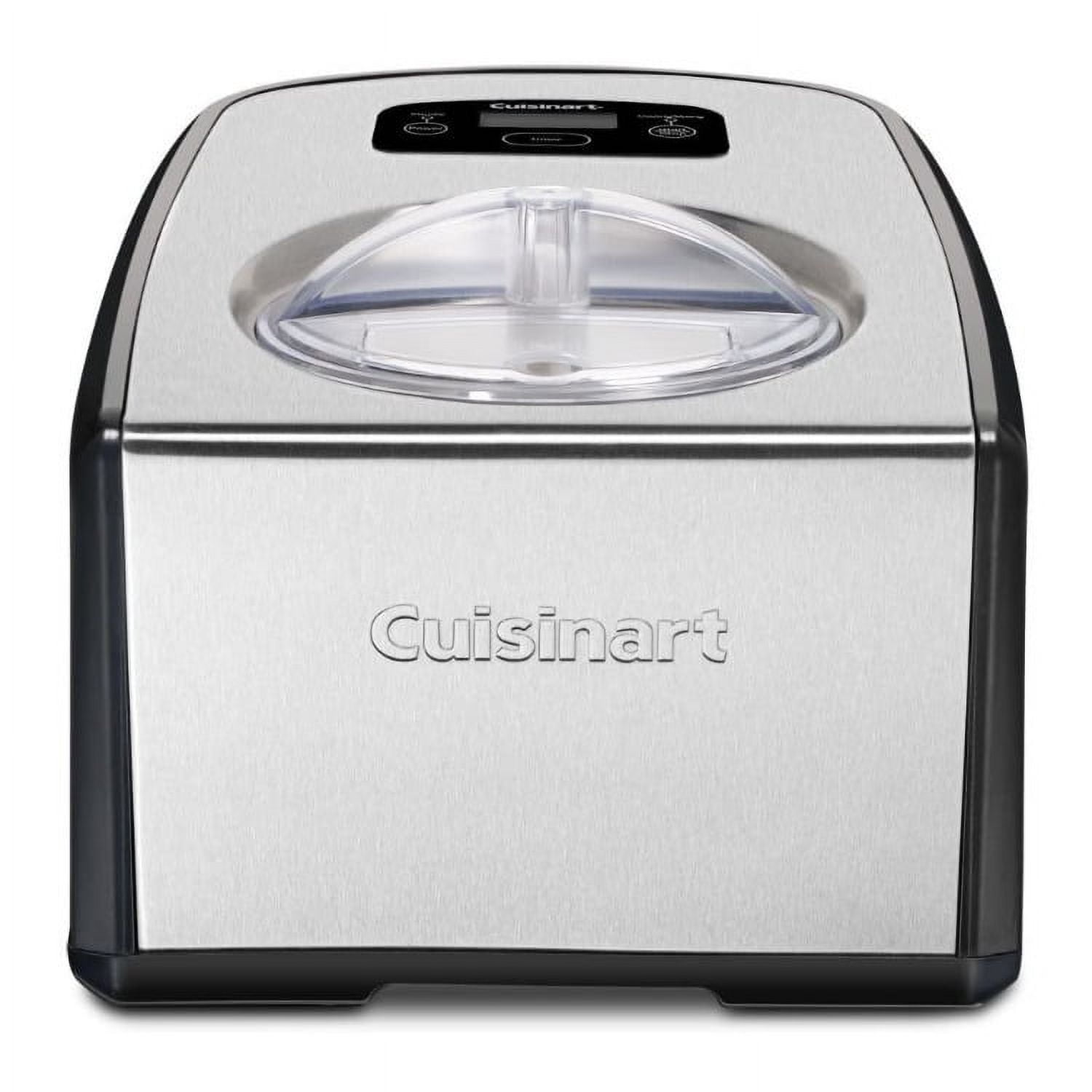 Cuisinart Compressor Ice Cream and Gelato Maker with Ice Cream Recipe Book