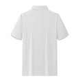 thumbnail image 4 of Men's Waffle Textured Polo Shirts Summer Short Sleeve Button Golf Shirt Stretch Moisture Wicking Performance Tee Collared Top, 4 of 5