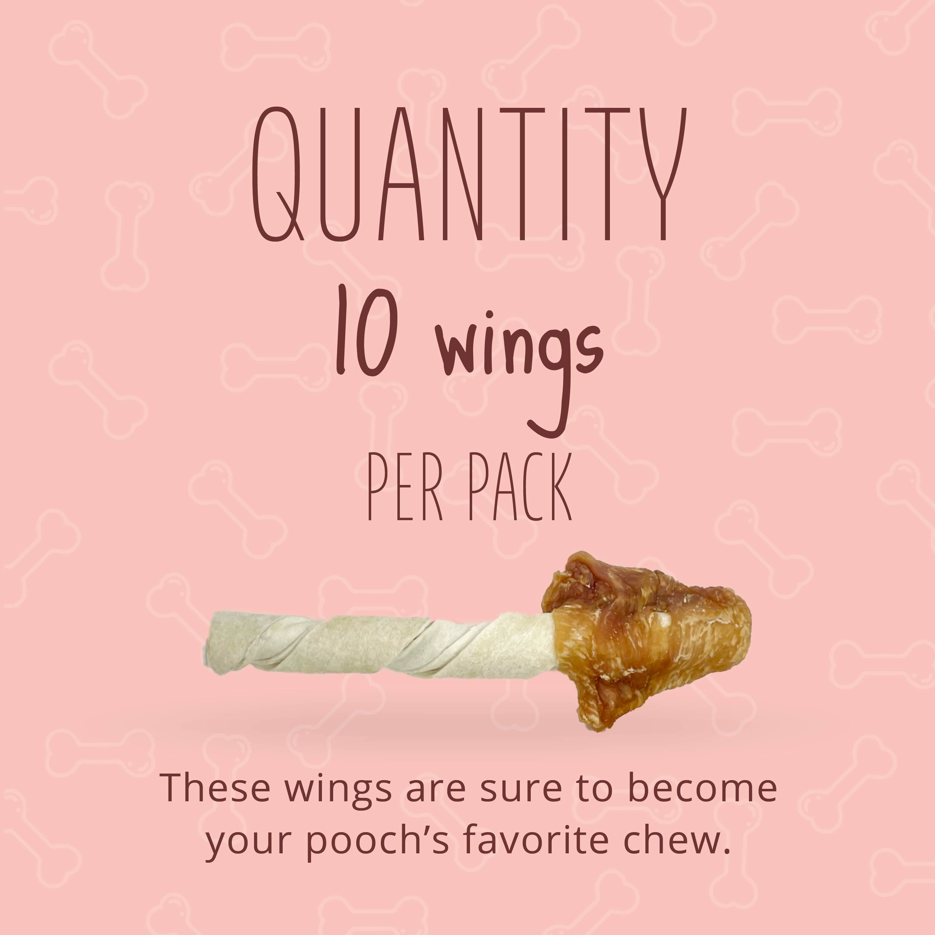 Better Belly Triple Flavor Wings with Chicken, Sirloin & Lamb, Highly Digestible Rawhide, 10 Count
