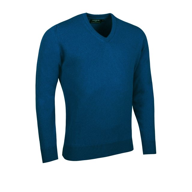 Glenmuir - Jersey Lomond Jaspeada de Lana de Cordero para Hombre (Rapsodia)