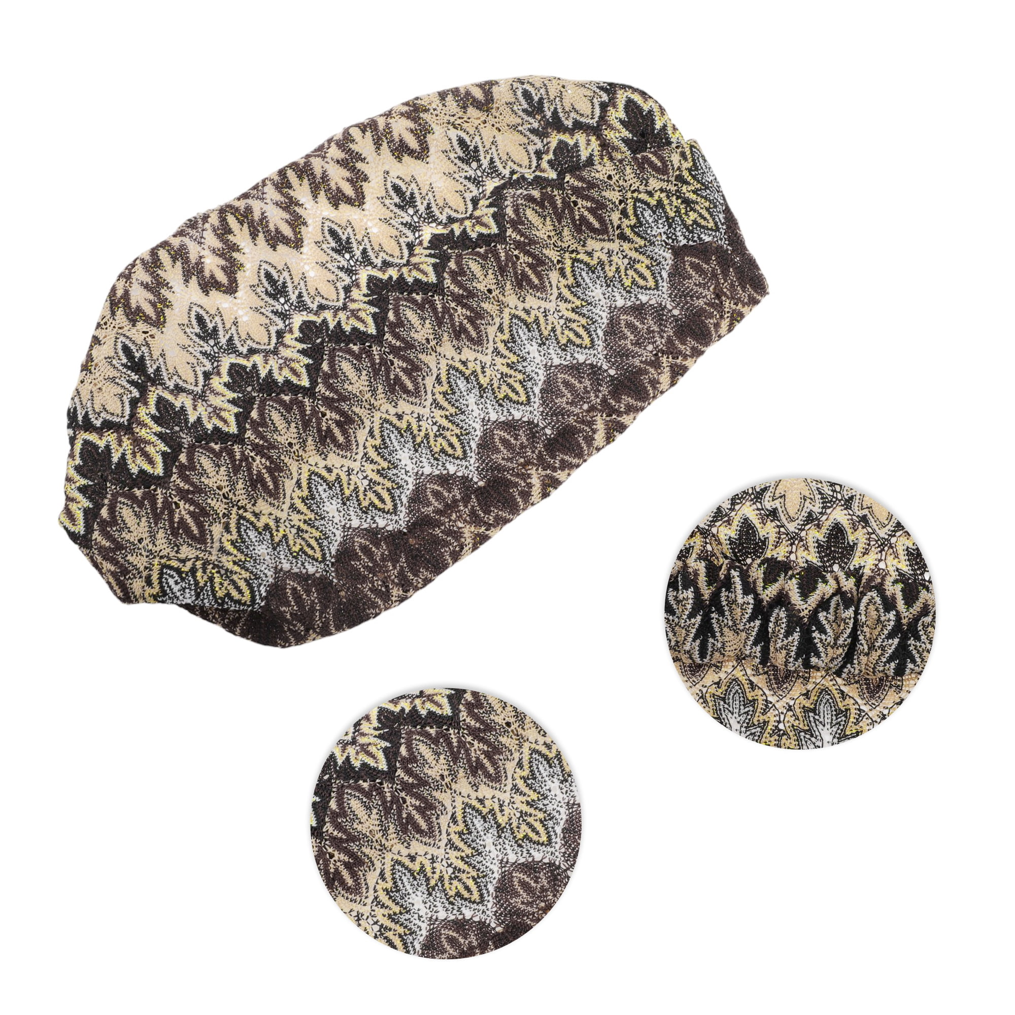 Unique Bargains 1pc Fashion Wide Headwrap for Versatile Styling Coffee Color