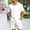 #192-White, variant on Men's Textured Two-Piece Set Button-Down Shirt and Matching Shorts Casual Outfit Gray L Gifts for Father