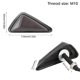 thumbnail image 3 of 2Pcs Universal L Shape Triangular LED Indicator Motorcycle Turn Signal Lamp Riding Lightswhite yellow, 3 of 5