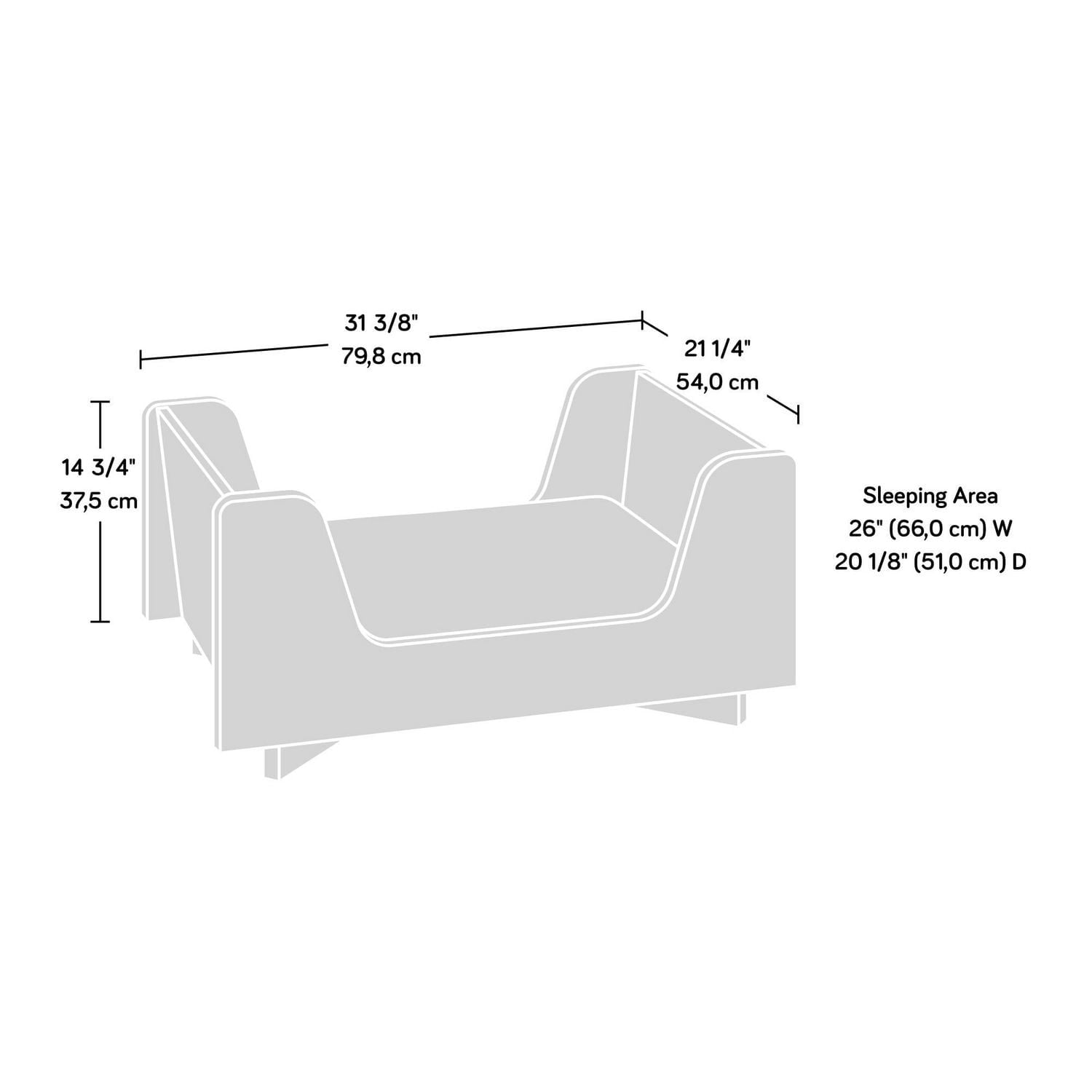 Sauder Lit pour Chien