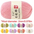 thumbnail image 2 of Milk Cotton Yarn for Crocheting, Baby Yarn for Crocheting Soft, Fuzzy 4 Ply Cotton Crochet Amigurumi Yarn for Puzzle/Clothes&Crafts, 2 of 2