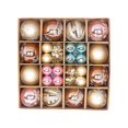 thumbnail image 3 of 44 Pieces Christmas Balls Ornaments Christmas Tree Decoration Baubles Assortment Coffee Golden, 3 of 8