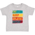 thumbnail image 3 of Inktastic Eat Sleep Jiu Jitsu Repeat Boys or Girls Baby T-Shirt, 3 of 5