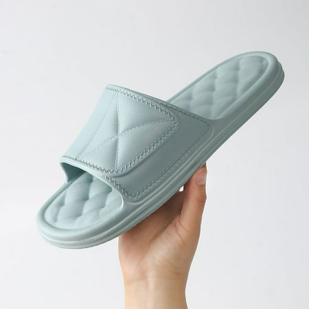 

Women s Soft Sole House Slippers Solid Color Comfy Flat Home Slides Women s Anti-slip Indoor Shoes