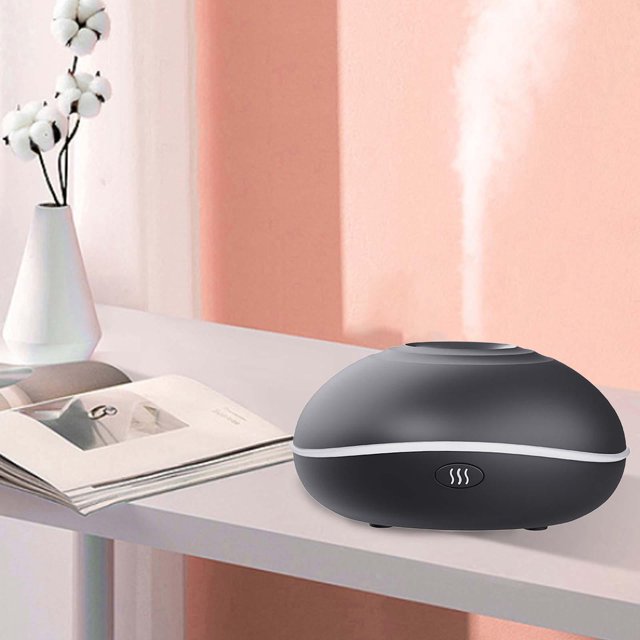 Humidificador de aire de llama, difusor de llama de aceite esencial, difusor , llama de simulación para habitación de bebé Negro BLESIY Humidificador de aire