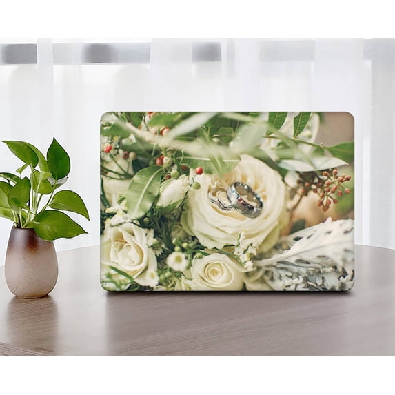 KSK KAISHEK Plastic Hard Case for 2012/2013/2014/2015 Released Old MacBook Pro 15" No Touch + Black Keyboard Cover Model: A1398 Flower 1853