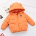 thumbnail image 4 of 1-6T Toddler Baby Girls Boys Winter Cartoon Coat Hooded Warm Outwear Kids Infant Jackets, 4 of 6