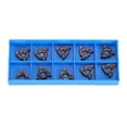 thumbnail image 1 of 10Pcs Threading Inserts CNC Lathe Indexable Carbide Blade Turning Tool Holder 16ER AG60(EM598L), 1 of 5