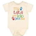 thumbnail image 3 of Inktastic Lala Lolo Loves Me Grandchild Boys or Girls Baby Bodysuit, 3 of 5