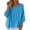 Sky Blue, variant on Plus Size Stylish Casual Blouses Soft Flowy Tunics Comfortable Daily Wear Womens plus plus Long Sleeve Shirts for Women Lace Tunic Tops for Women Large Tunic Tops Loo Tunic Blouses for Women