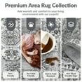thumbnail image 6 of Garvee 8'x10' Vintage Area Rugs for Living Room, Washable Medallion Rugs Low Pile Non Slip Soft Indoor Rug Carpet for Bedroom Dining Room Office Home Decor, Gray, 6 of 9