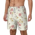 thumbnail image 2 of Xecao Floral for Men's Swimming Trunks Swim Trunks Quick Dry Swim Shorts with Mesh Lining Funny Swimwear Bathing Suits, 2 of 9