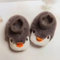 thumbnail image 2 of Generic Slippers Toddler Girl Autumn And Winter Children Toddler Boys And Girls Non Slip Flat Socks Plush Warm Solid Color Cute Pig Shape(0-3 Months,Black), 2 of 5