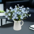 thumbnail image 2 of Lilixerw Small Daisy Flowers Artificial,Fake Daisies Spring Wild Flower Bouquet for Home Desktop Party Decor,Blue, 2 of 6