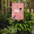 thumbnail image 2 of Caroline's Treasures BB7978GF Dorper Sheep Pink Check Flag Garden Size , Small, multicolor, 2 of 3