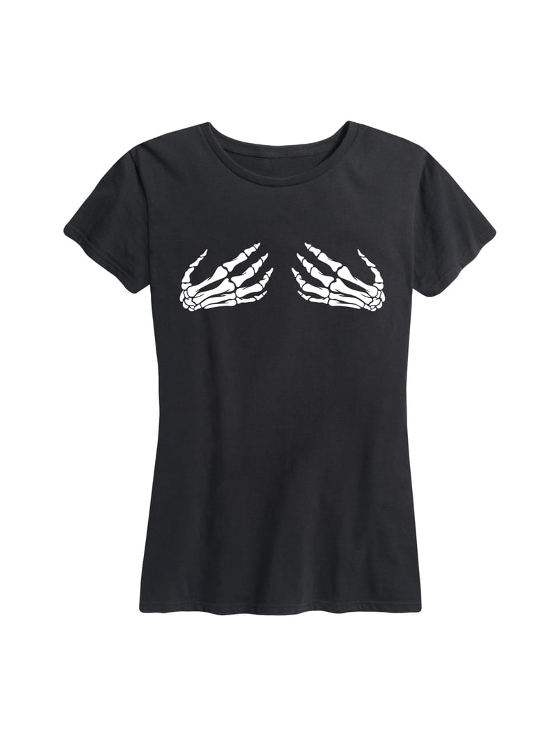 Instant Message - Skeleton Hands, Chest - Women's Short Sleeve Instant Message - Skeleton Hands, Chest - Women's Short Sleeve