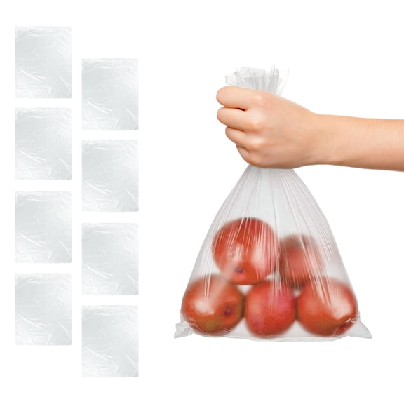 Clear Leak-Proof Polyethylene Bags, 1.80 Mil with EVA Additive, 1000 Count, 10 x 20 in