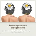 thumbnail image 2 of Fuzoiu Keep Life Simple Daisy Flower Print Adult’s Satin Sleeping Cap,Satin Bonnet,Silk Bonnet,Hair Bonnet for Sleeping,Hair Bonnets for Women Curly Natural Hair, 2 of 6