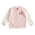 thumbnail image 4 of Disney Minnie Mouse Letterman Varsity Bomber Jacket (Girls), Sizes 12M-6X, 4 of 7