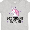 thumbnail image 4 of Inktastic My Nonni Loves Me Girl Unicorn Girls Toddler T-Shirt, 4 of 5