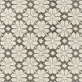 thumbnail image 4 of SAFAVIEH Vermont Orval Geometric Floral Wool Area Rug, Ivory/Black, 5' x 8', 4 of 5