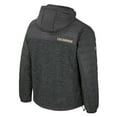 thumbnail image 3 of Men's Colosseum Charcoal Colorado Buffaloes Nightman Full-Zip Hoodie Puffer Jacket, 3 of 3