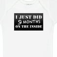 thumbnail image 4 of Inktastic 9 Months on the Inside Boys or Girls Baby Bodysuit, 4 of 5