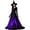 2#purple, variant on Witch Women Treehouse Thorns Printed Halloween Gothic,Medium,1#orange