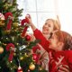 thumbnail image 4 of Juego de adornos para árbol de Navidad | Lazos de tela, cascabeles y adornos de bastones de caramelo para la decoración navideña, 4 of 5