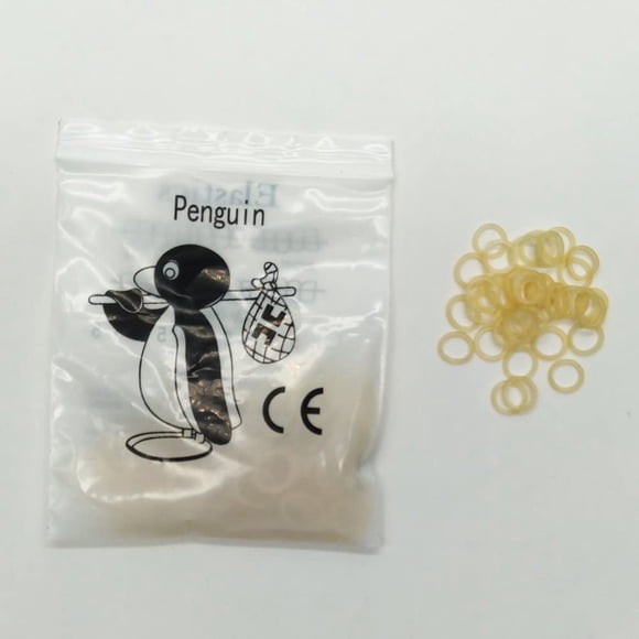 Angzhili 10 Packs(1000pcs) Dental Orthodontic Elastic Rubber Bands Orthodontic Elastics Braces Teeth Gap Supply 3.5 Oz(5/16" 3.5 Oz)