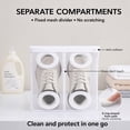 thumbnail image 6 of HKJUNFEI 2Pcs Shoe Washing Bag Washing and Drying Polyester Structure Sneaker Laundry Bag for Home Gym Travel Daily Life, 6 of 7