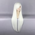 thumbnail image 3 of Unique Bargains Wigs for Women 31" Bright White Wigs for White Women with Wig Cap, 3 of 6